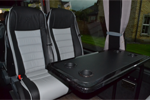 McComb's Travel - Mercedes 16 Seat Touring Coach Tables